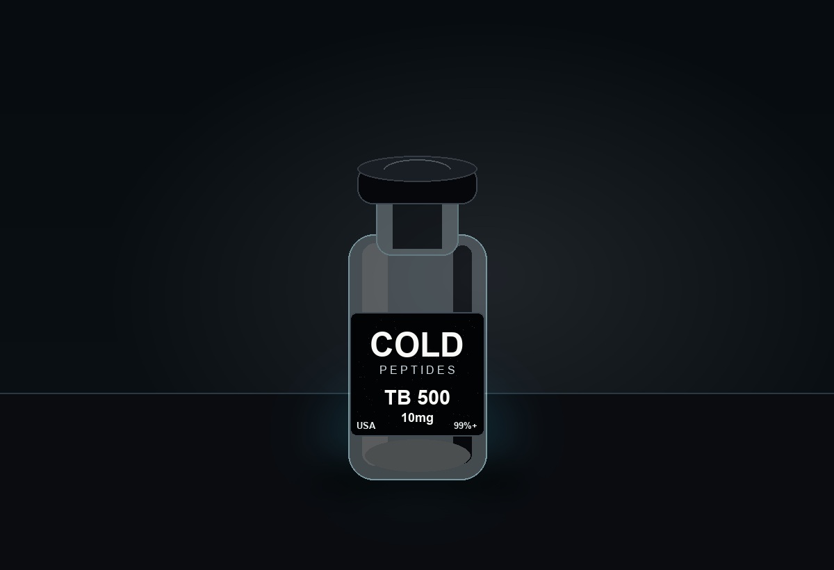 Cold Peptides TB-500 vial packaging